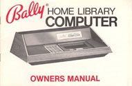 Bally Home Library Computer Owner's Manual