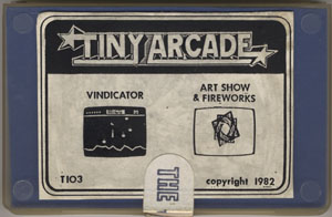 Tiny Arcade - Tape 103 Case - Front