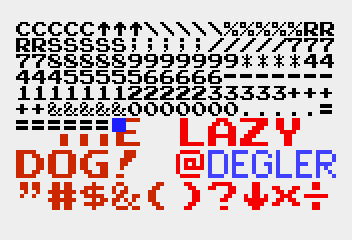 Namco Font 3