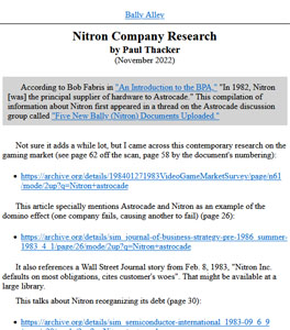 Nitron Company Research