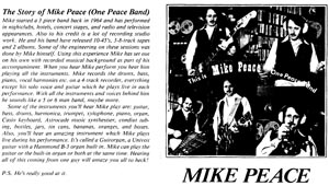 The Story of Mike Peace (One Peace Band)