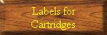 Labels for Cartridges