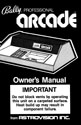 Bally Professional Arcade Owner's Manual (Fun and Brains)