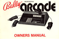 Bally Professional Arcade Owner's Manual