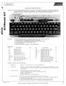 Jameco JE 610 ASCII Keyboard Datasheet