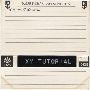 XY Tutorial by Seebree's Computing (Tape Insert, Inside)