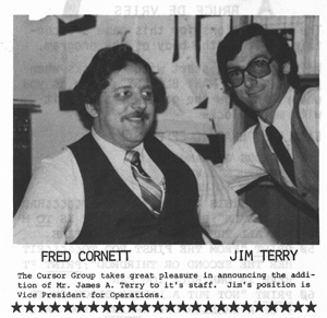 Fred Cornett and Jim Terry from CURSOR Newsletter.