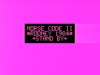 Morse Code II 01