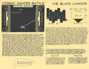 Cosmic Saucer Battle/Black Lagoon Docs